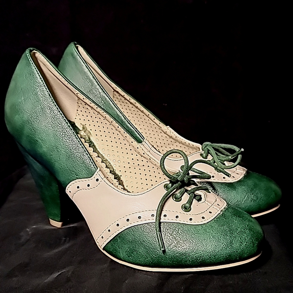 Pin-up Retro Oxford Pump